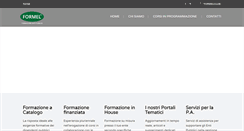 Desktop Screenshot of formel.it